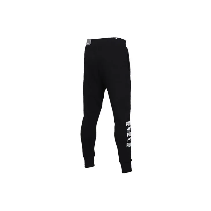 PUMA Knitted Sweatpants Men Black-1
