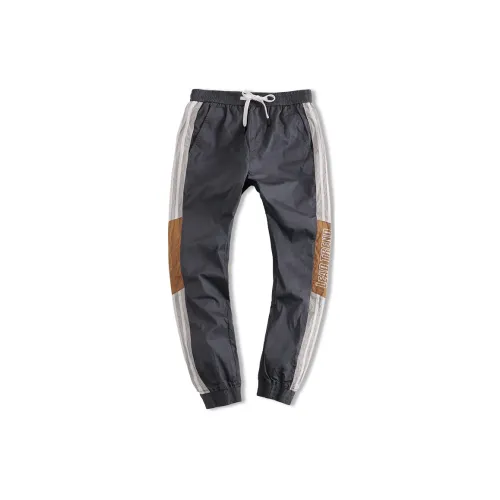 EPTISON Casual Pants Unisex Gray Blue