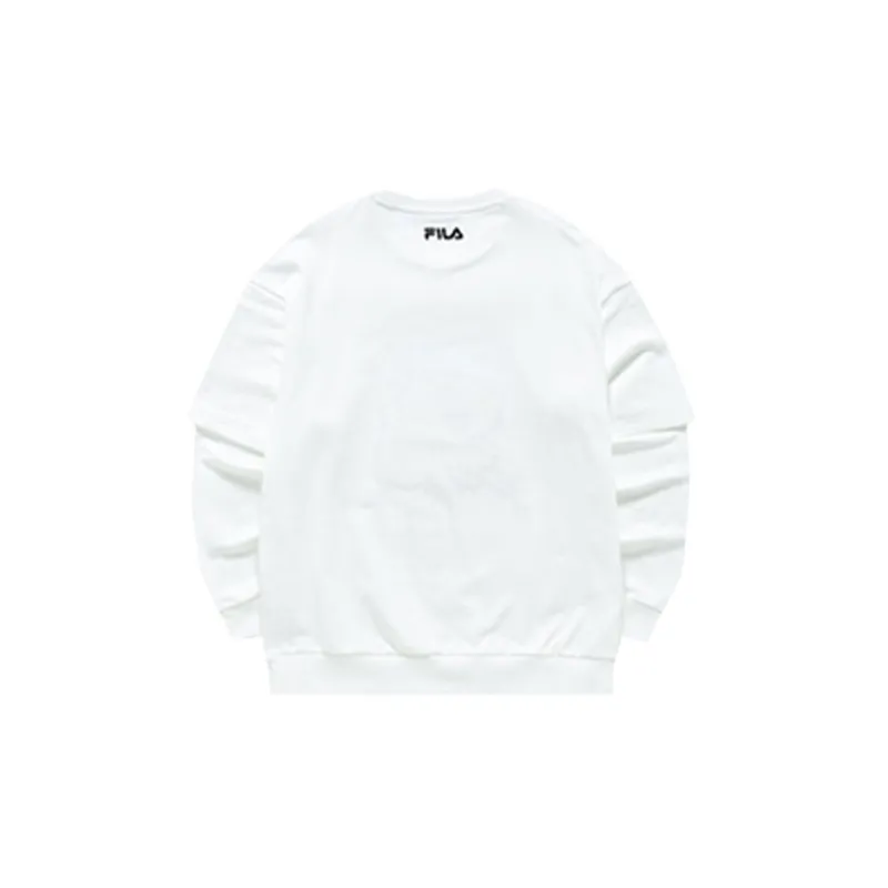 FILA FUSION BASEBALL Series Sweatshirts Men White-1