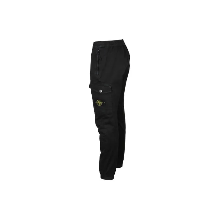 STONE ISLAND Cargo Pants Men Black-2