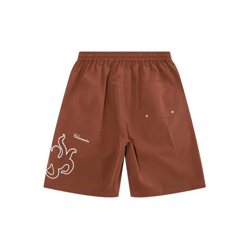 TIKIMOMOKA Loose Fit Shorts Unisex-1