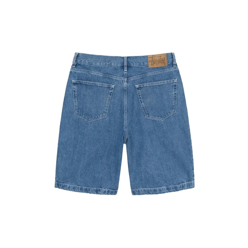 Stussy Denim Shorts Unisex Blue-1