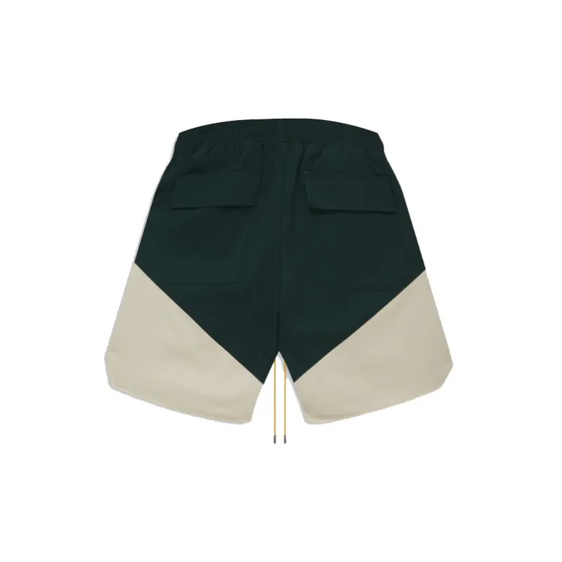 RHUDE Casual Shorts Men Dark Green-1