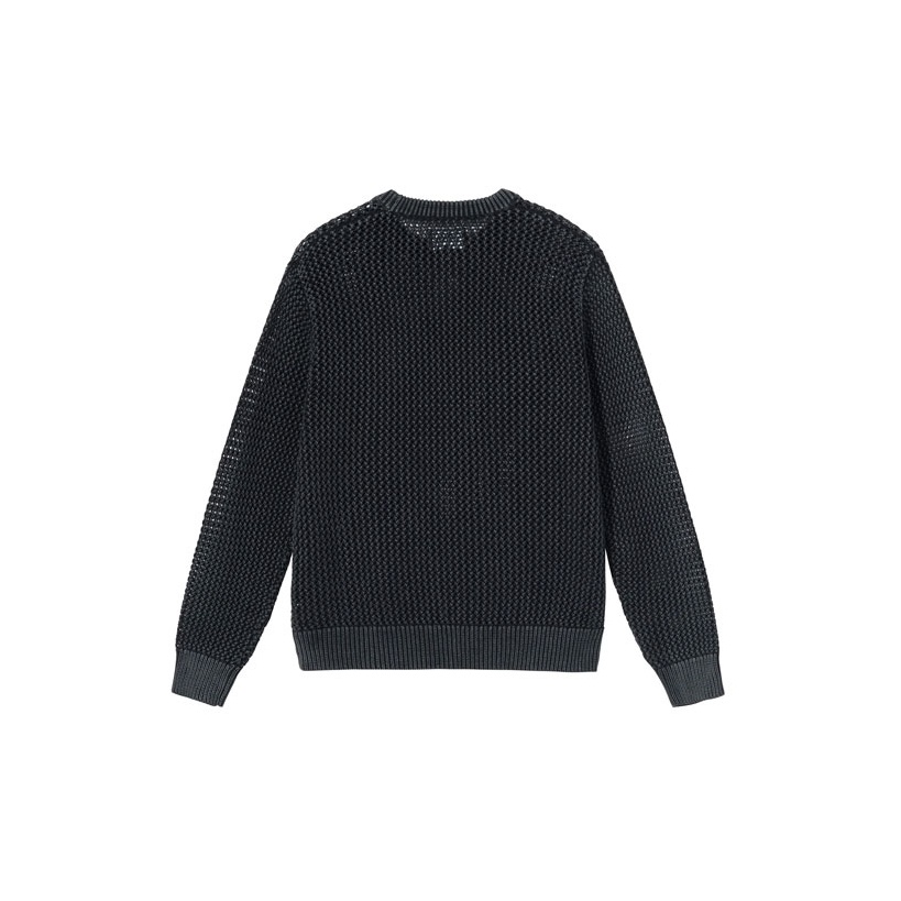 Stussy Pigment Dyed Loose Gauge Sweater - POIZON