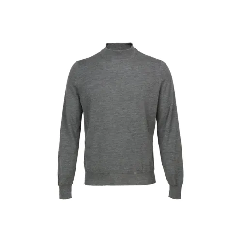 Brunello Cucinelli Cashmere Sweaters Men Dark Gray