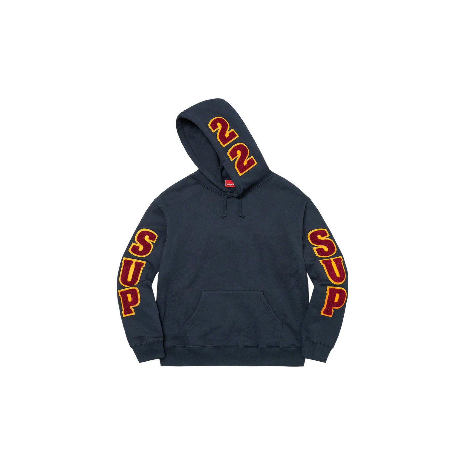 Supreme Team Chenille Hooded Sweatshirt - POIZON