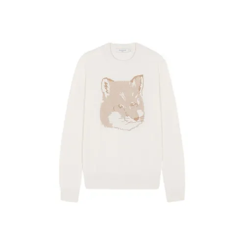 Maison Kitsune Sweatshirts Unisex Beige