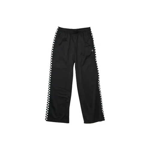 Vans Checkerboard Track Knitted Sweatpants Unisex Black