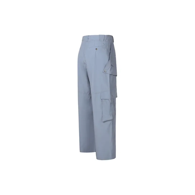 KENZO Casual Pants Men Gray Blue-2