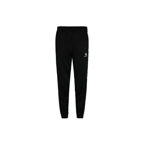 Converse Male Lace Knitting Trousers Black Casual Pants