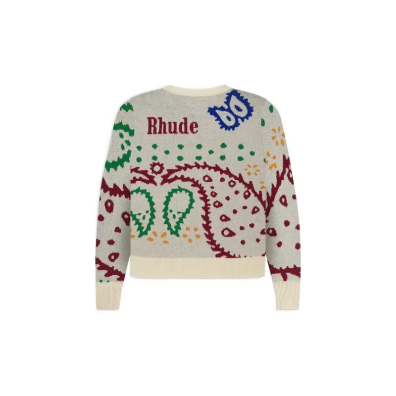 RHUDE Intarsia knit Sweater-1