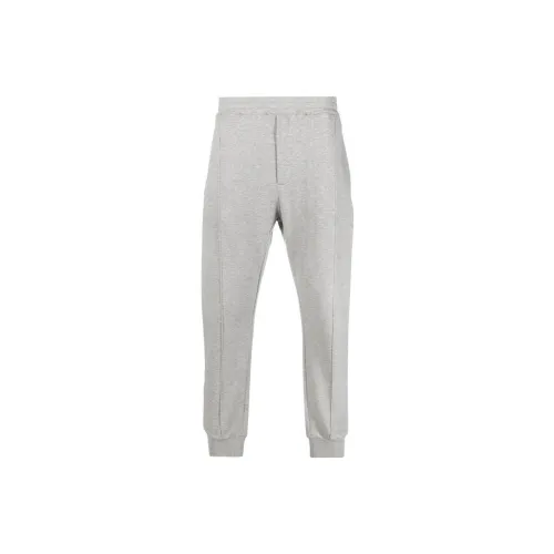 Alexander McQueen Knitted Sweatpants Men Gray