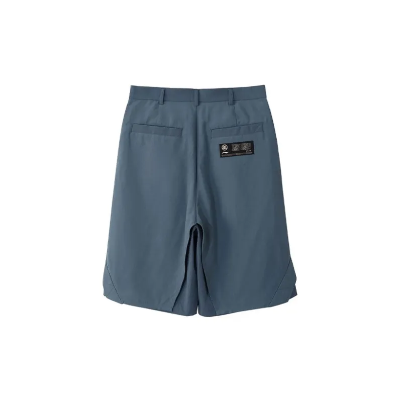 LiNing Casual Shorts Men Lime Blue-1