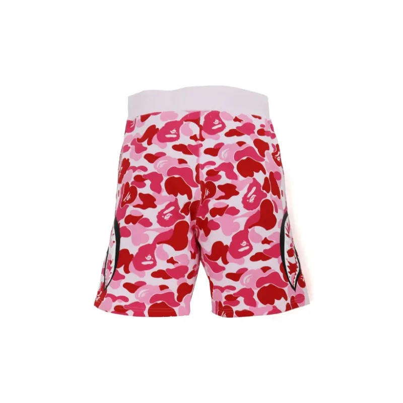 A BATHING APE Abc Camo Shark Sweat Shorts-5