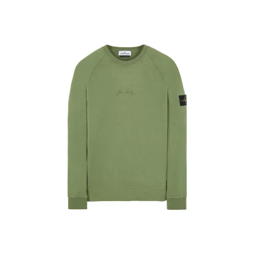 STONE ISLAND 40Th Anniversary Collection Sweatshirts Men Green