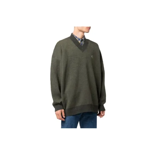 Acne Studios Sweaters Men Deep Pine Green