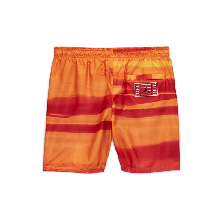 Jordan Casual Shorts Men Orange Red-1