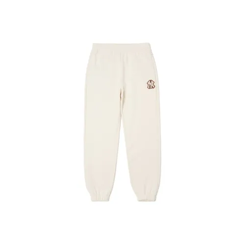 MLB Knitted Sweatpants Unisex Ivory White