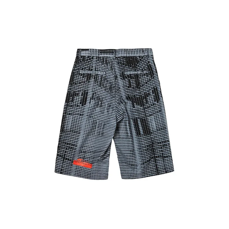 ROARINGWILD Loose Fit Shorts Unisex Blue Black-1