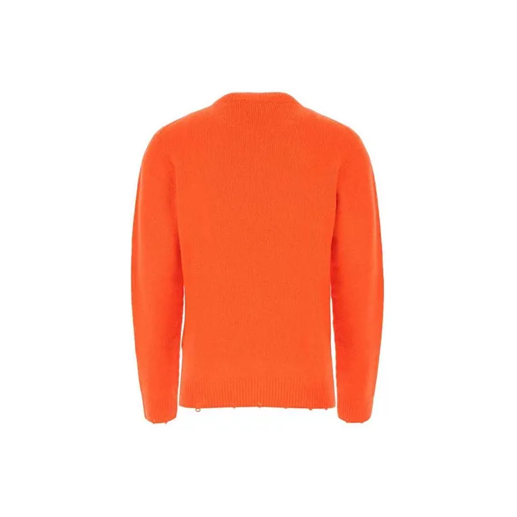 VERSACE Cashmere Sweaters Men Orange-1