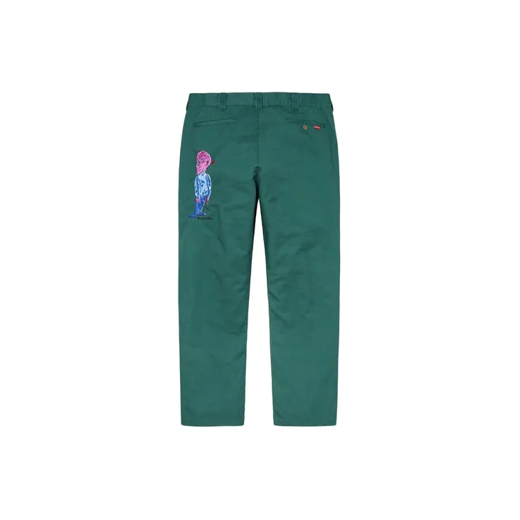 Supreme Daniel Johnston Embroidered Work Pant-3