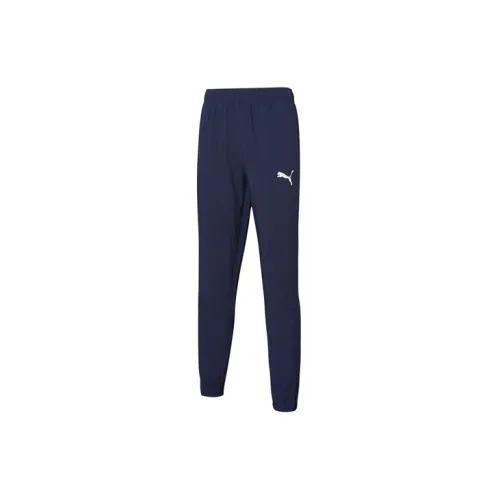 PUMA ACTIVE Knitted Sweatpants Men Tweed Blue