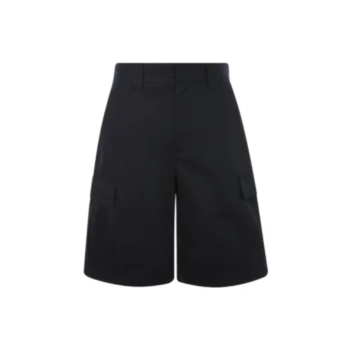 MSGM Casual Shorts Men Navy Blue