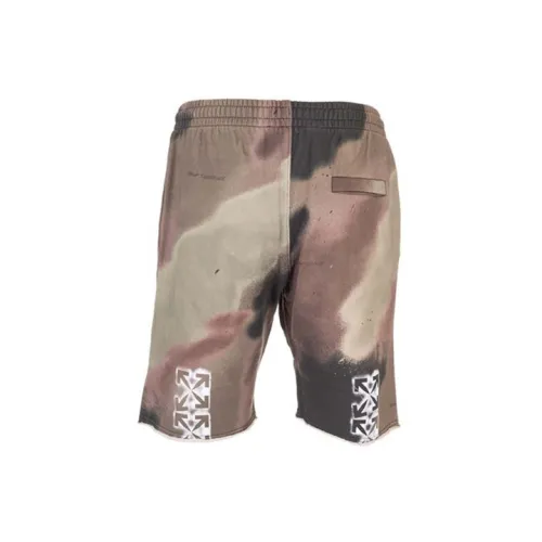 OFF-WHITE FW20 Casual Shorts Men Camouflage Green