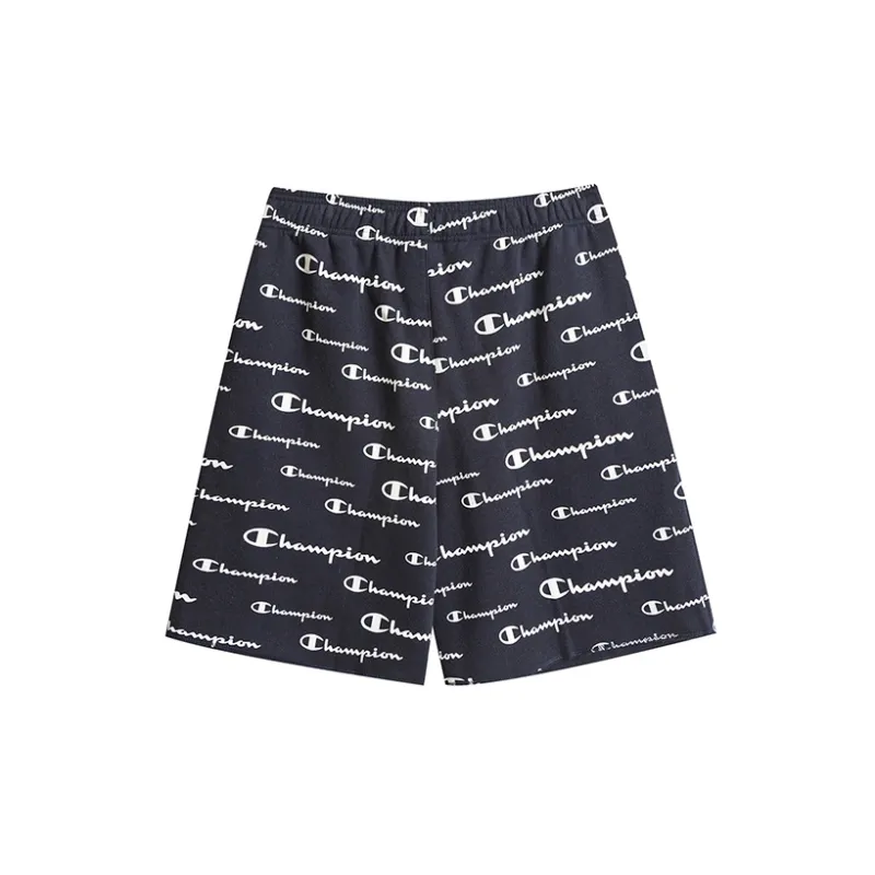Champion Loose Fit Shorts US Version Unisex Navy Blue-1