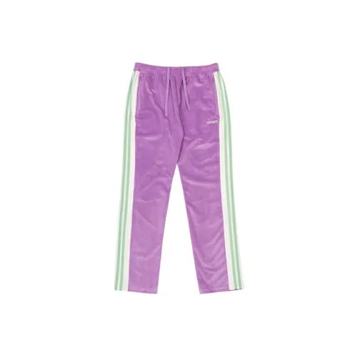 Nerdy Knitted Sweatpants Unisex Light Purple