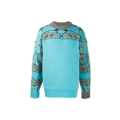 Sacai Sweaters Men Blue