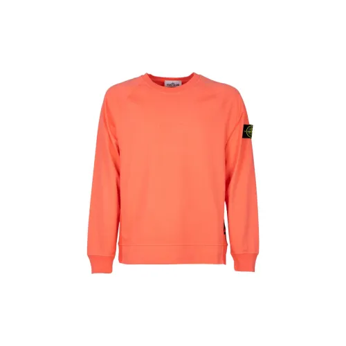 STONE ISLAND 40Th Anniversary Collection Sweatshirts Men Orange