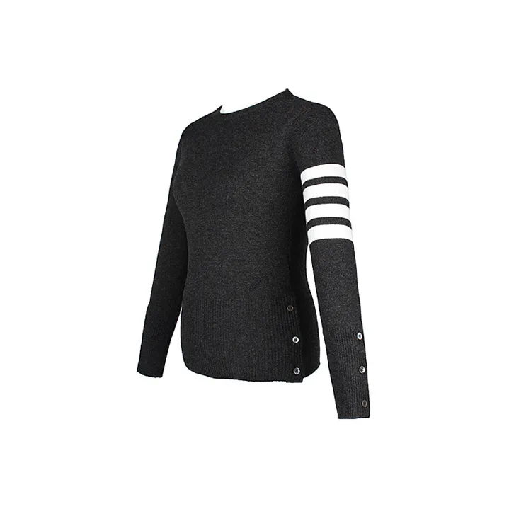 THOM BROWNE 4 Bar Crewneck Jumper-1
