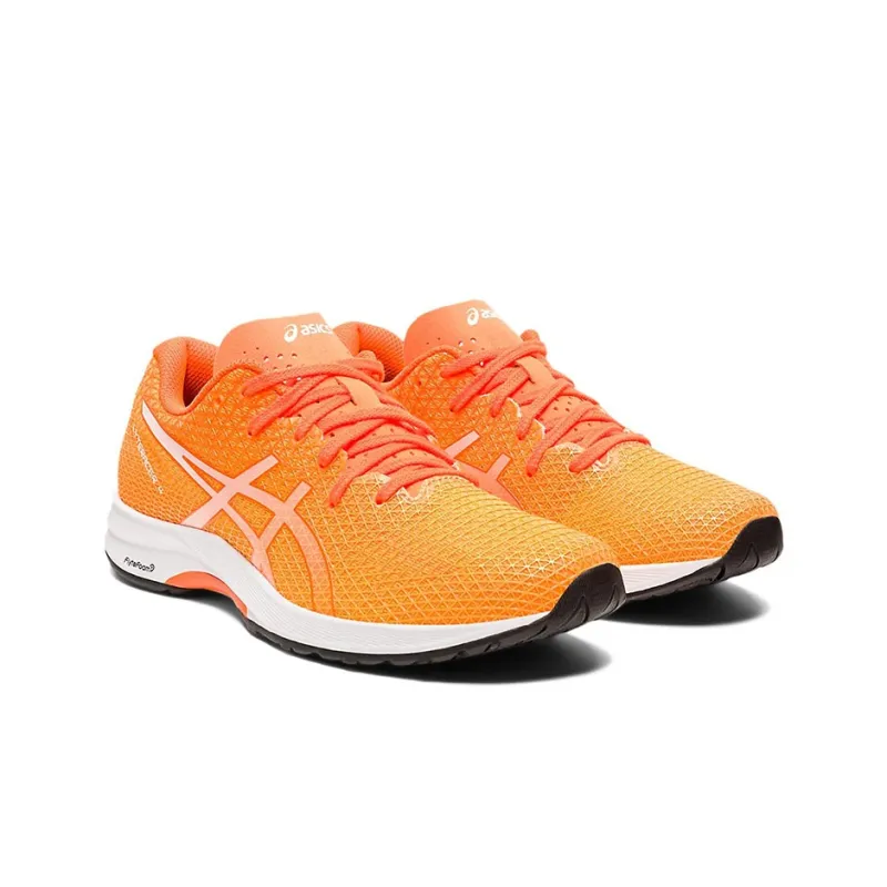 Asics Lyteracer 4 Cushioning, Slip Resistant, And Abrasion Resistant Low Top Running Shoes Women's Orange White-2