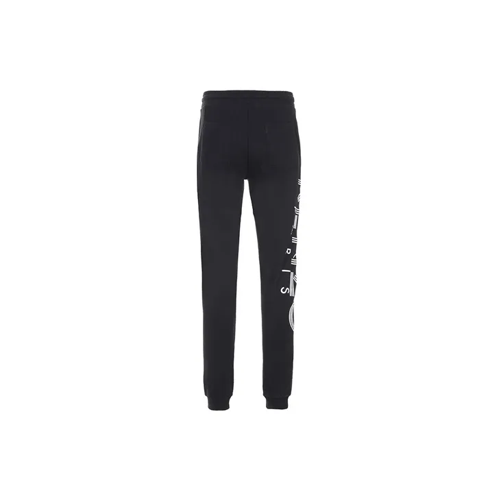 KENZO Letter Logo Knitted Sweatpants Men Black-1