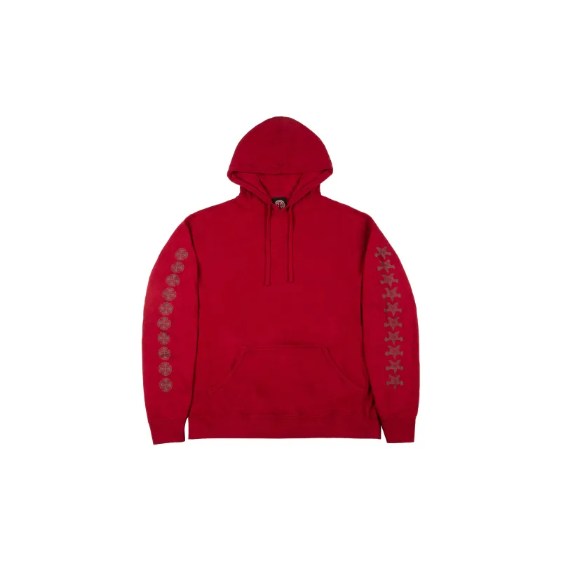 Thrasher X INDEPENDENT Sweatshirts Unisex Red-1
