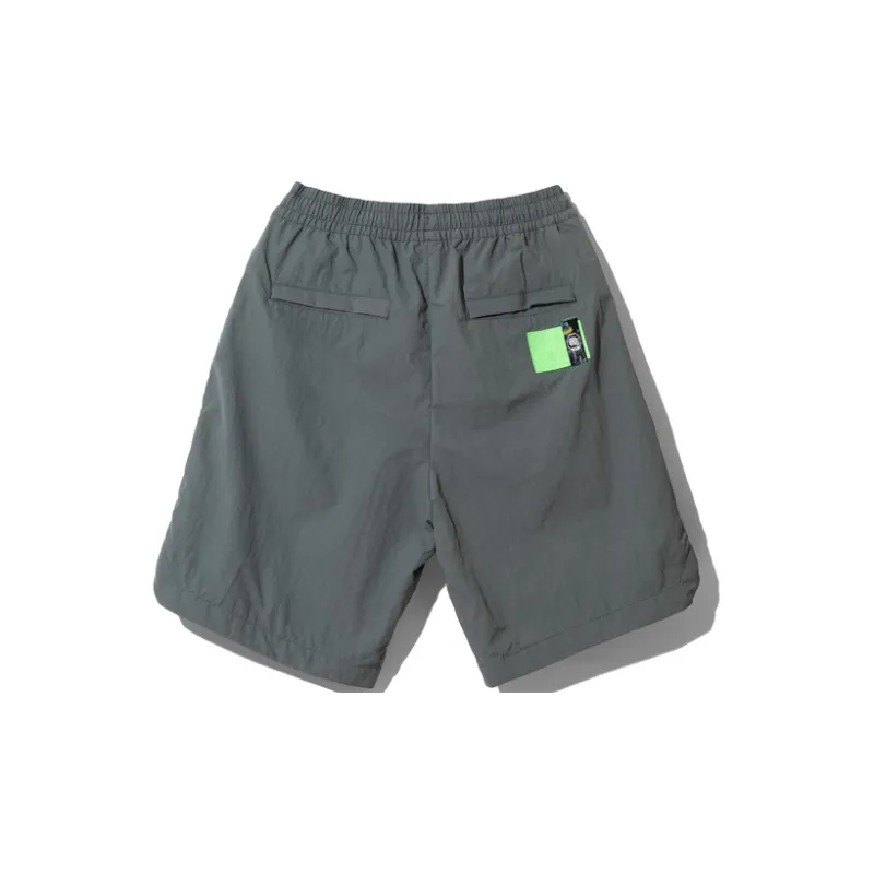 LINING Sports Shorts Men Dark Gray Green-1