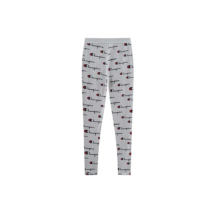 Champion Straight Moderate Casual Pants US Version Women's Medium Gray-1