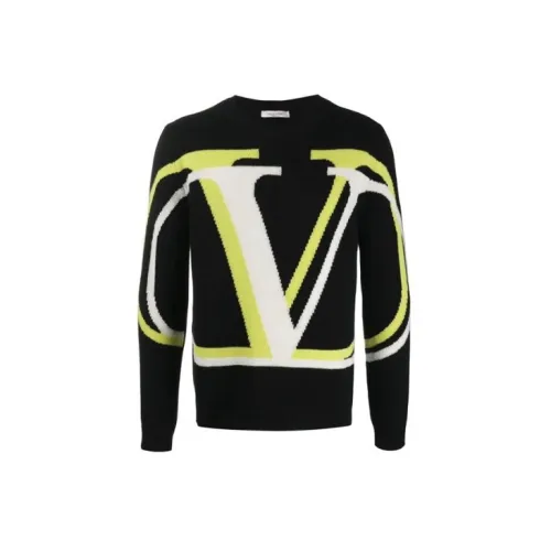 Valentino Cashmere Sweaters Men Black