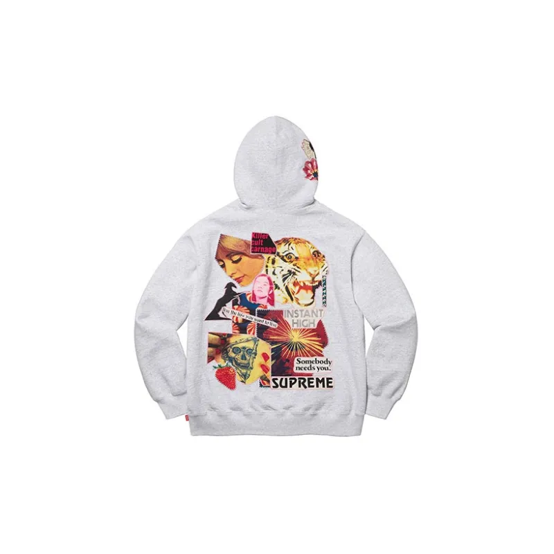 Supreme Instant High Patches Hooded Sweatshirt-5