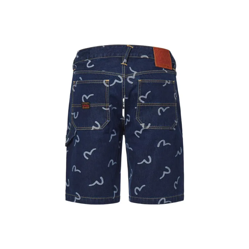 EVISU Denim Shorts Men's Denim Blue-1