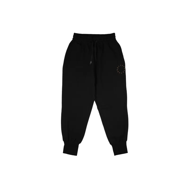LUJIAMEN Knitted Sports Pants Men's Black-1