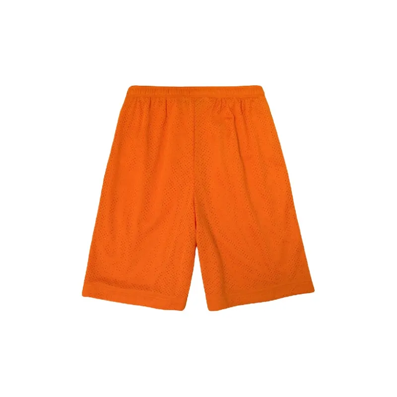 Drew House Letter Logo Series Casual Shorts Unisex Orange-1