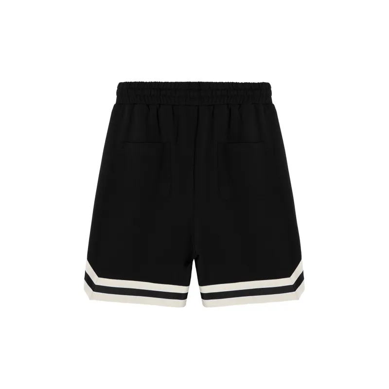 CLIMAX VISION Casual Shorts Unisex Black White-1