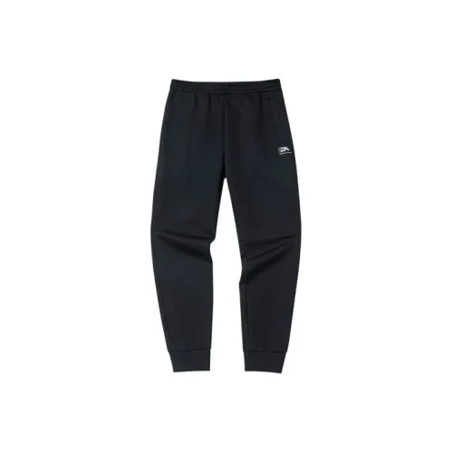 ANTA Variety Training Collection Knitted Sweatpants Men Black