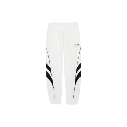 LINING Sports Life Collection Knitted Sweatpants Unisex Ivory