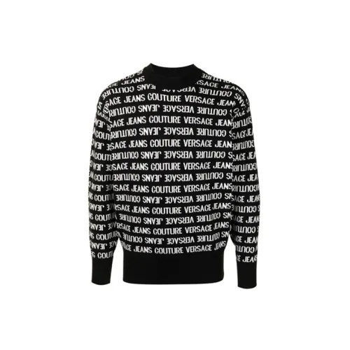 VERSACE JEANS COUTURE Sweaters Men Black