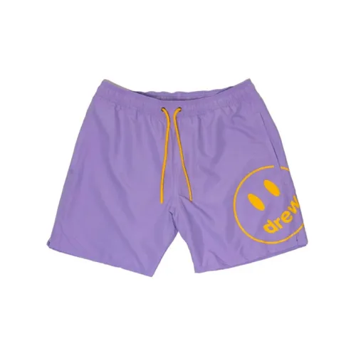 Drew House Smiley Collection Casual Shorts Unisex Lavender