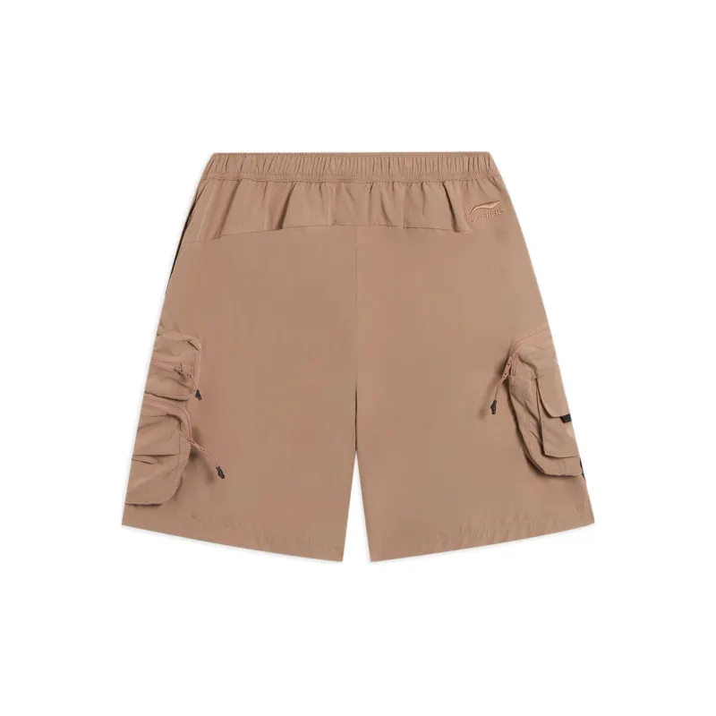 LiNing CF Tracing Casual Shorts Men's Ginger Bread Brown-1