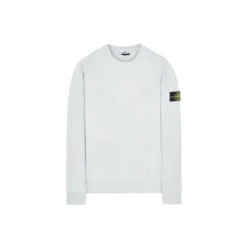 STONE ISLAND Sweatshirts Men Ice Blue